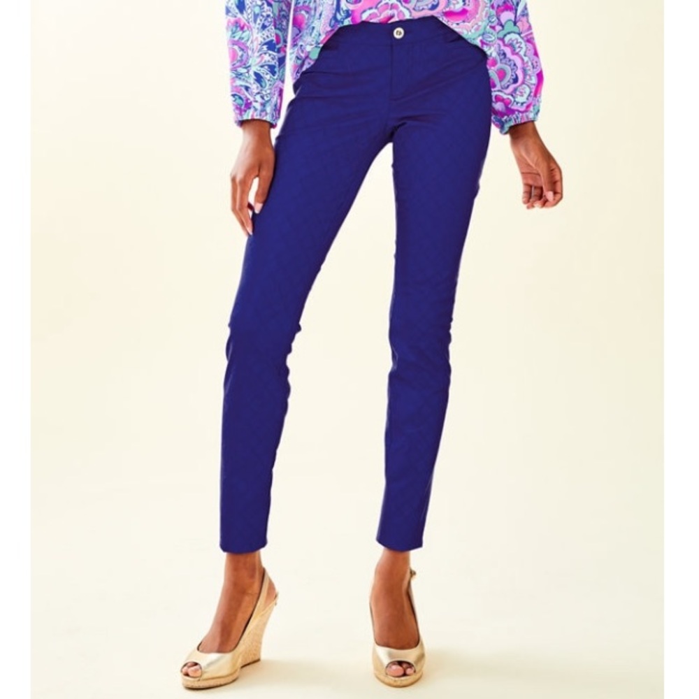 Worn once! Lilly Pulitzer KELLY SKINNY ANKLE PANT